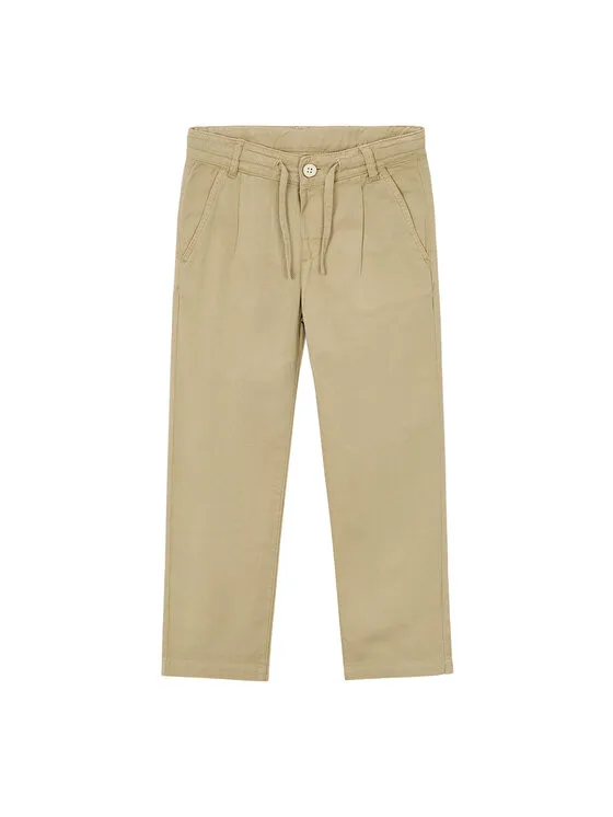 Mayoral Чино панталони 3576 Кафяв Regular Fit – Мъжки текстилни панталони