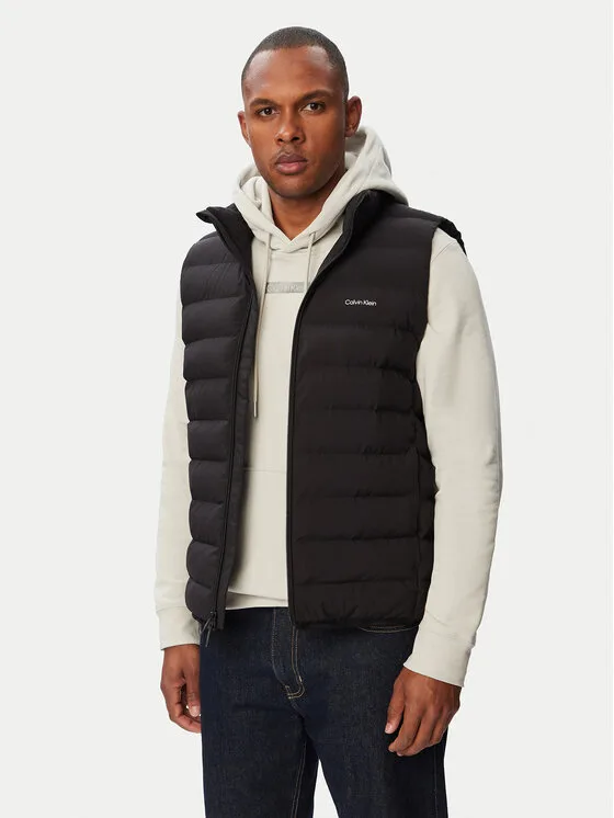 Мъжки елек Calvin Klein Classic черен – Мъжки елеци