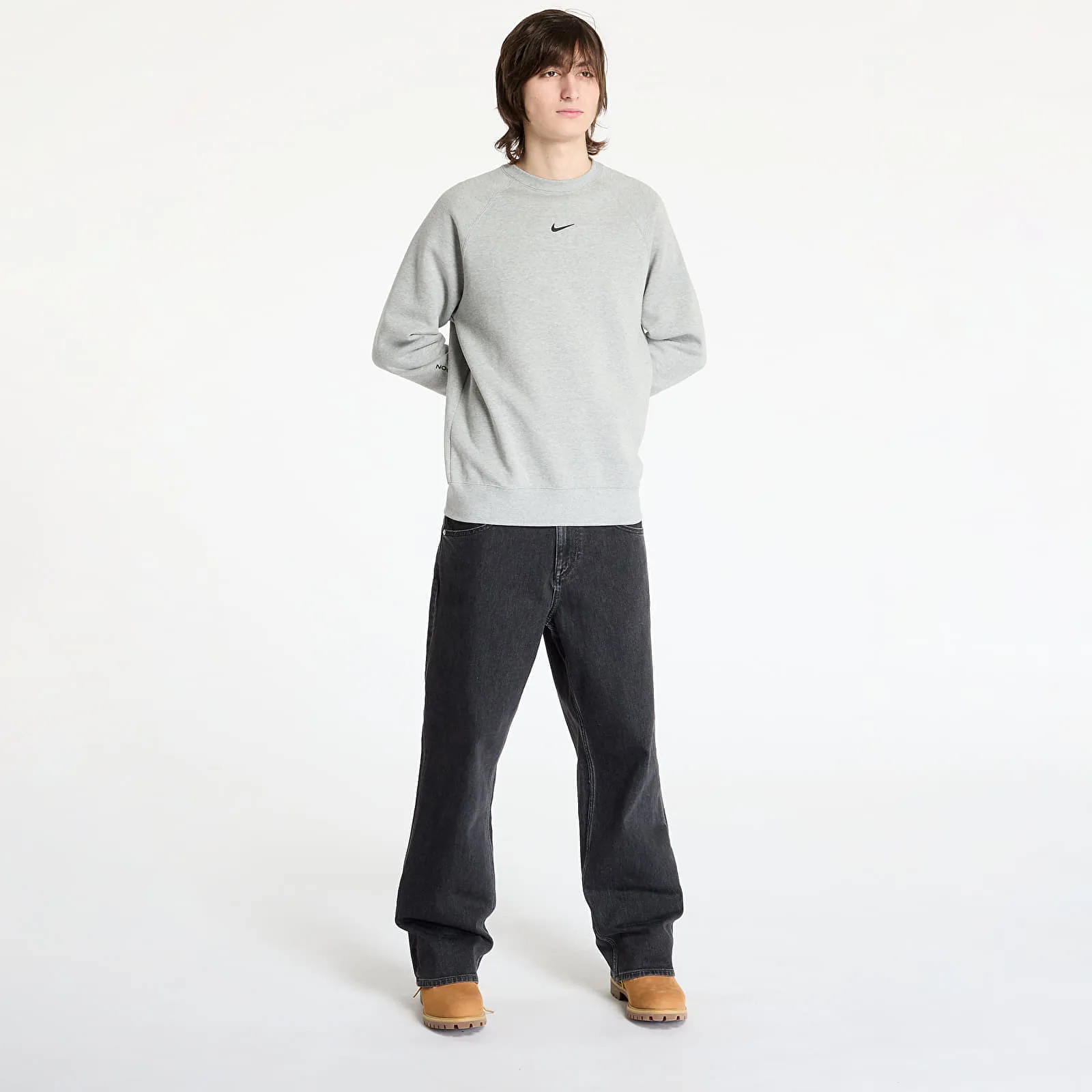 Мъжки суитшърт Nike x Nocta CS тъмносив/черен – Dk Grey Heather|Black – Мъжки суитшърти без цип