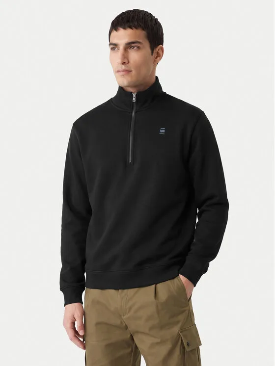 G-Star Raw Суитшърт Premium D26459 C235 Черен Regular Fit – Мъжки суитшърти без цип