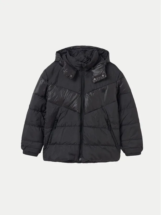 Mayoral Зимно яке 7457 Черен Regular Fit – Мъжки пухени якета