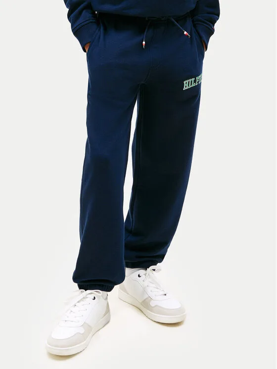 Tommy Hilfiger Долнище анцуг Terry KB0KB10254 Тъмносин Regular Fit – Мъжки спортни панталони