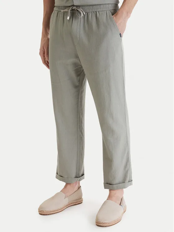 Nautica Текстилни панталони W126-NAMTR-1022-34X Зелен Relaxed Fit – Мъжки текстилни панталони