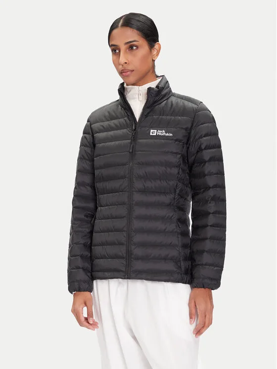 Jack Wolfskin Пухено яке Pilvi 1207761 Черен Regular Fit – Дамски якета и палта