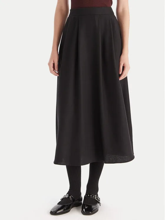 Marella Пола тип трапец Emme by Marella Refuge 2525106012 Черен Regular Fit – Дамски поли тип трапец