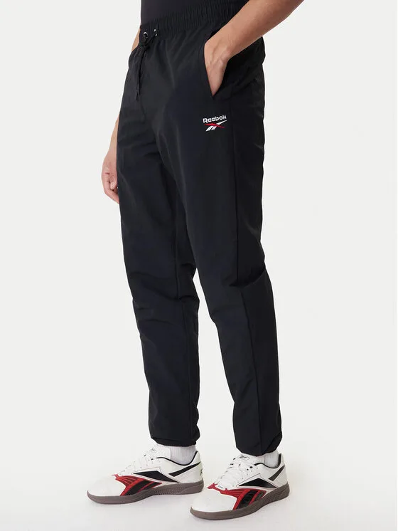 Reebok Долнище анцуг Barrett RK25552CCM Черен Regular Fit – Мъжки спортни панталони