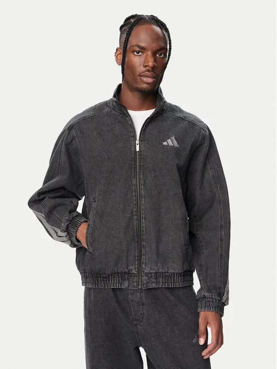 adidas Дънково яке Stadium KV8344 Черен Loose Fit – Мъжки дънкови якета