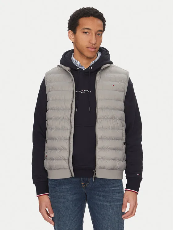 Мъжки елек Tommy Hilfiger сив – Мъжки елеци