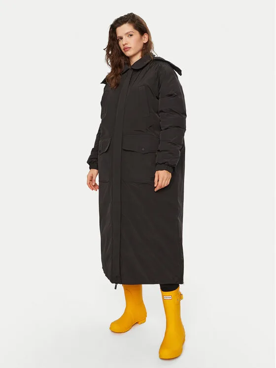 Hunter Преходно палто HARW0014242 Черен Regular Fit – Дамски преходни палта