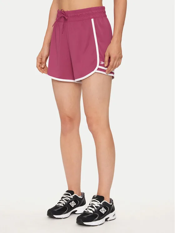 Reebok Спортни шорти Id Train Knit Short 100022497 Розов Regular Fit – Дамски спортни дрехи