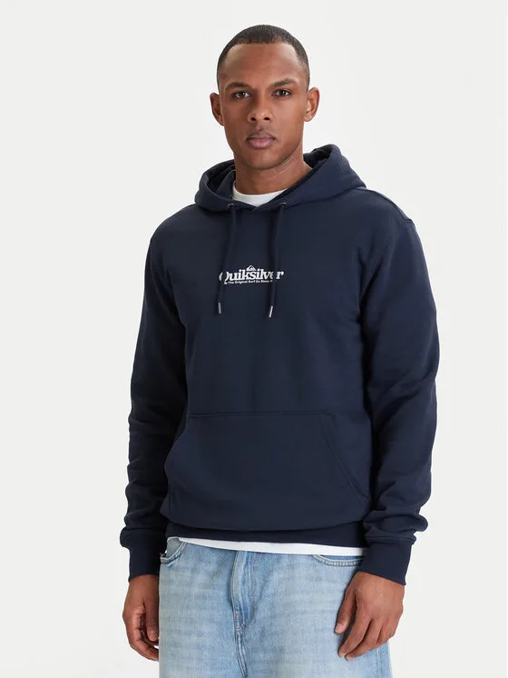 Мъжки суитшърт Quiksilver Fineline тъмносин – Мъжки суитшърти без цип