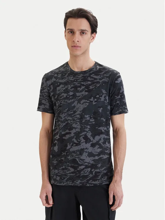 Under Armour Тишърт UA ABC Camo Сив Regular Fit – Мъжки тениски