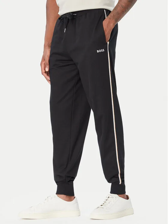 BOSS Долнище анцуг 50571171 Черен Regular Fit – Мъжки спортни панталони