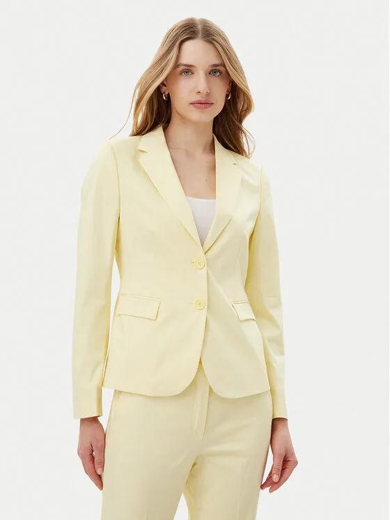 JOOP! Сако 58 252J58Jackie-X 30045845 Жълт Slim Fit – Дамски сака и жакети