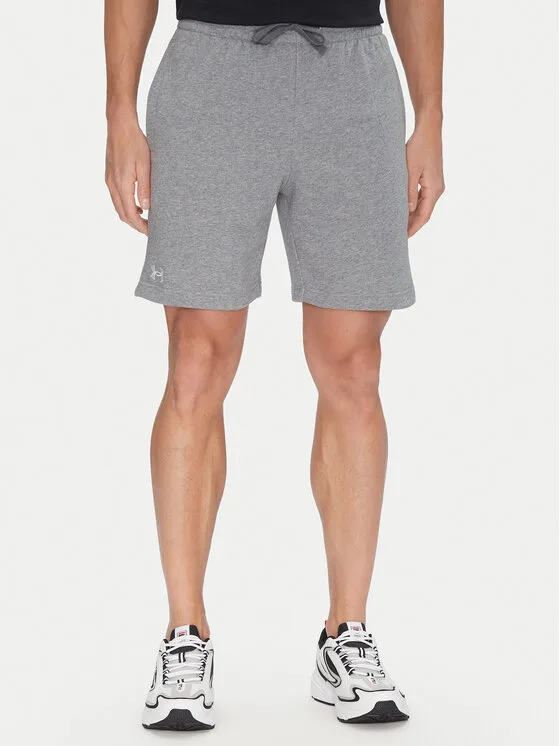 Мъжки спортни шорти Under Armour Rival сиви – Мъжки спортни къси панталони