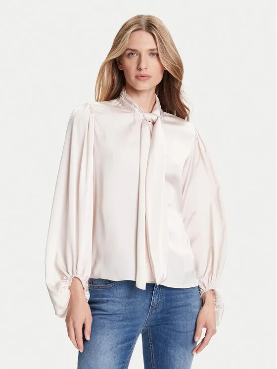 Rinascimento Блуза CFC0126202003 Бял Loose Fit – Дамски блузи