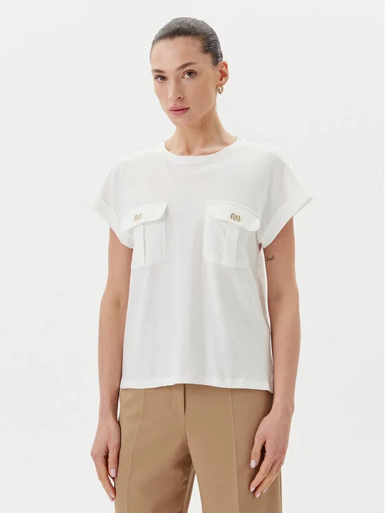 Rinascimento Блуза CFC0122690003 Екрю Regular Fit – Кремав – Дамски блузи