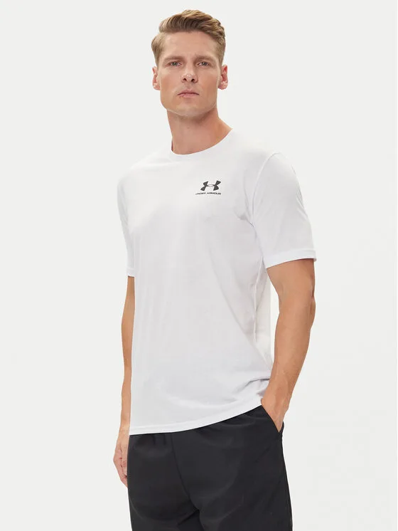 Under Armour Тишърт 1326799 Бял Loose Fit – Мъжки тениски