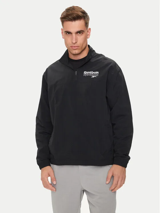 Reebok Анорак Identity Brand Proud 100076463 Черен Regular Fit – Мъжки якета и палта