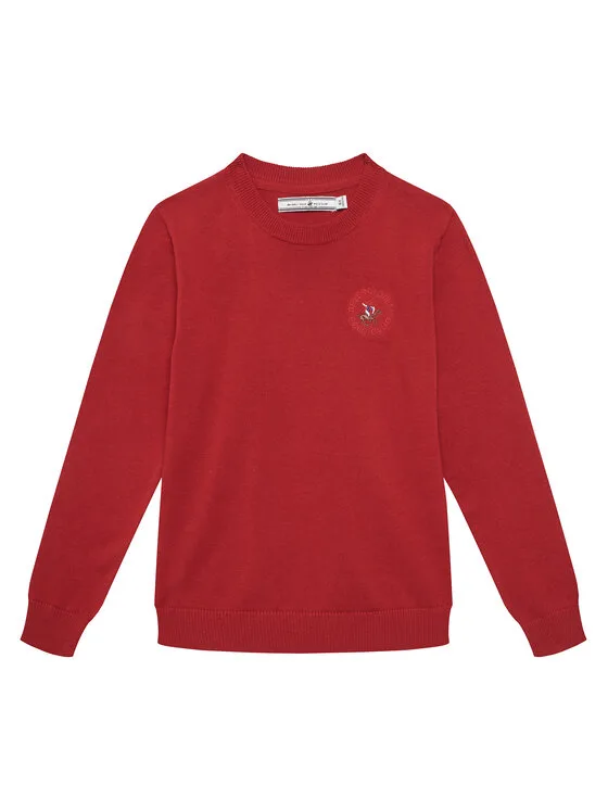 Beverly Hills Polo Club Пуловер 76B5W0029 Червен Regular Fit – Мъжки пуловери и жилетки