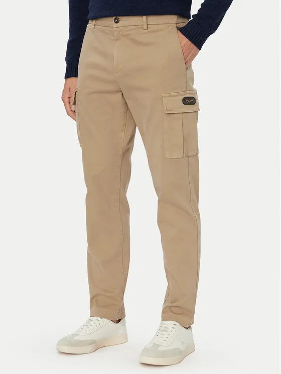 Aeronautica Militare Карго панталони 262PA1740UCT04381 Бежов Regular Fit – Мъжки текстилни панталони