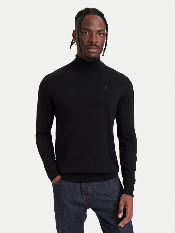 KARL LAGERFELD Поло 655058 564399 Черен Regular Fit – Мъжки пуловери и жилетки