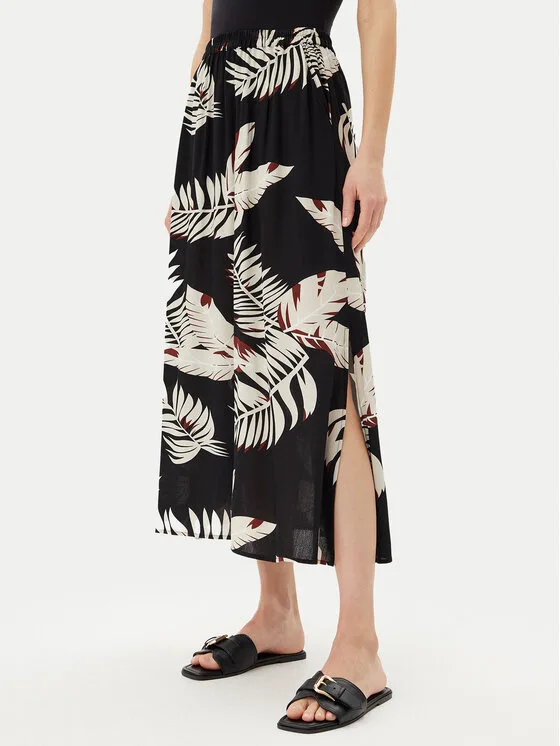 Vero Moda Макси пола Easy Joy 10302047 Черен Regular Fit – Дамски макси поли