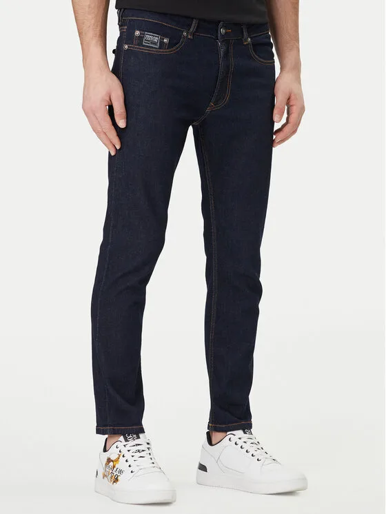 Versace Jeans Couture Дънки 80GAB5K0 DW042 Тъмносин Skinny Fit – Мъжки skinny дънки