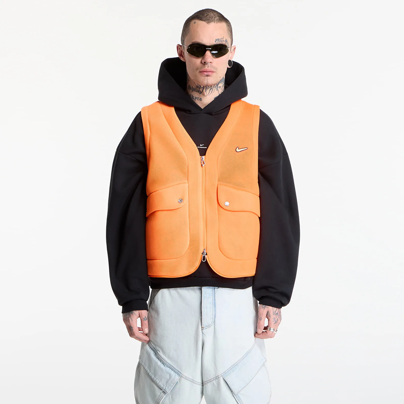 Мъжки елек Nike Project F.R.O.G. Bubble Pod оранжев – Total Orange|Tangerine Tint – Мъжки елеци
