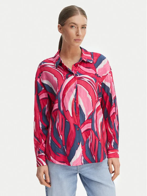Vero Moda Риза Vera 10338761 Розов Regular Fit – Дамски ежедневни ризи