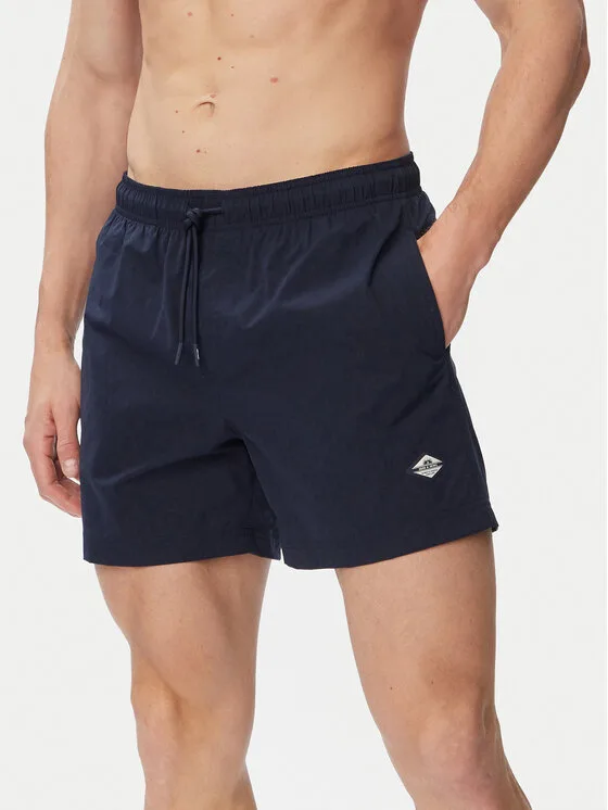 Мъжки плувни шорти Jack & Jones Maui Splash тъмносини – Мъжки бански