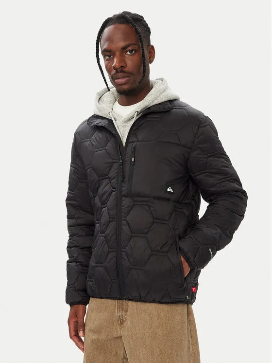 Quiksilver Преходно яке EQYJK04222 Черен Regular Fit – Мъжки преходни якета
