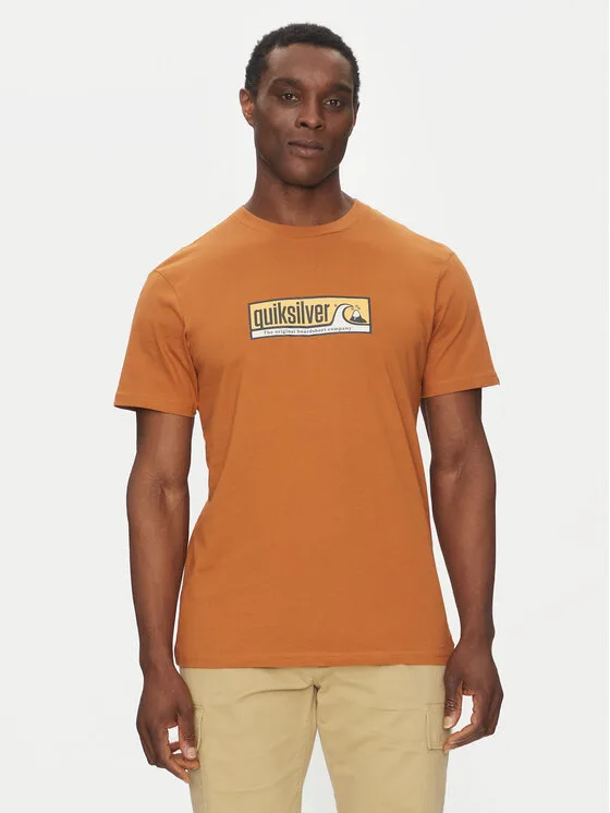 Quiksilver Тишърт EQYZT08040 Оранжев Regular Fit – Мъжки тениски