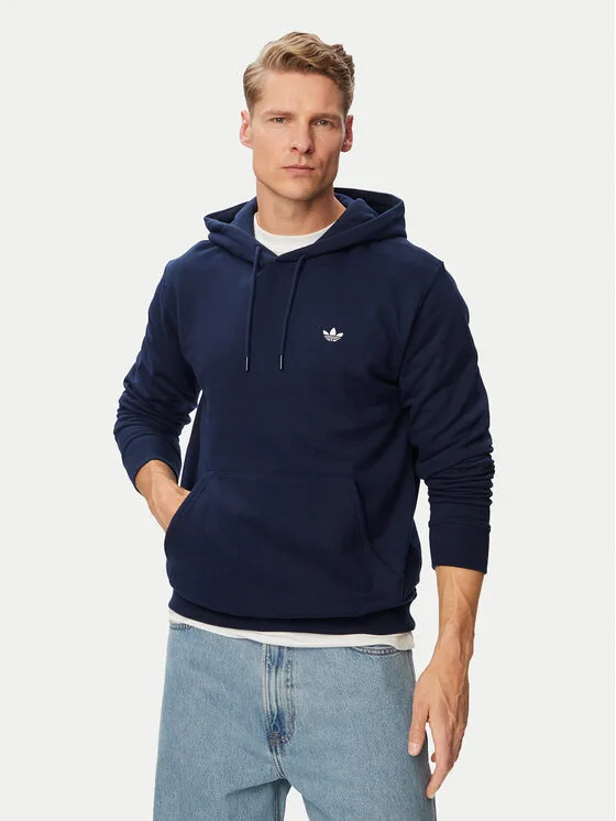 adidas Суитшърт Trefoil Essentials KS9804 Син Regular Fit – Мъжки суитшърти без цип