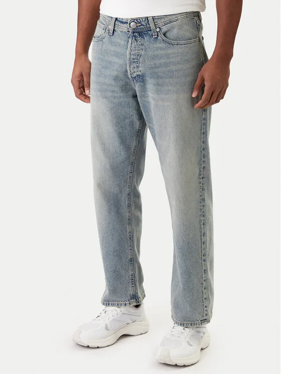 Jack & Jones Дънки Eddie 12290171 Син Loose Fit – Мъжки loose дънки
