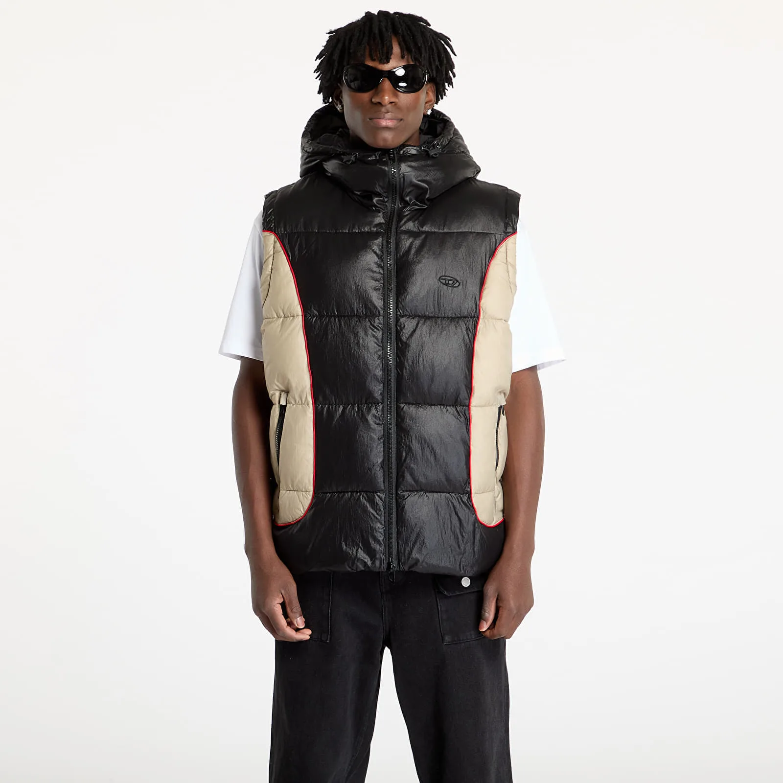 Мъжки елек DIESEL W-Ostend-Sl черен – Black – Мъжки елеци