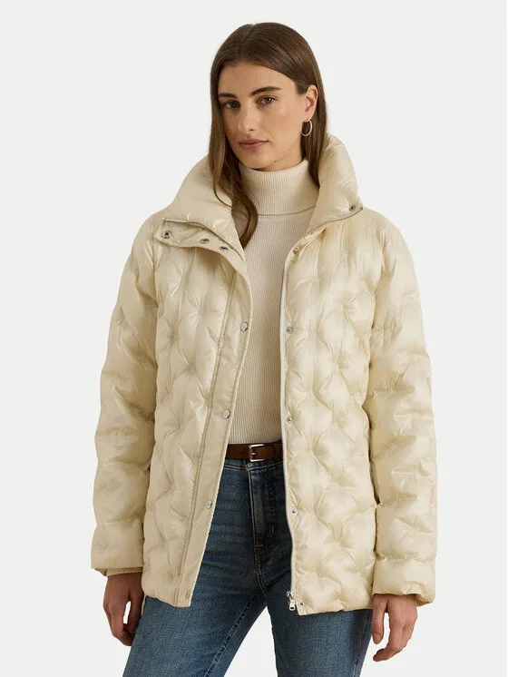 LAUREN RALPH LAUREN Преходно яке 297980104003 Бежов Regular Fit – Дамски преходни якета