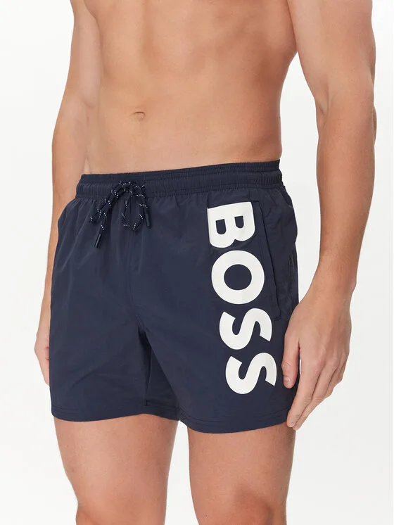 BOSS Плувни шорти Octopus 50514502 Тъмносин Regular Fit – Мъжки бански