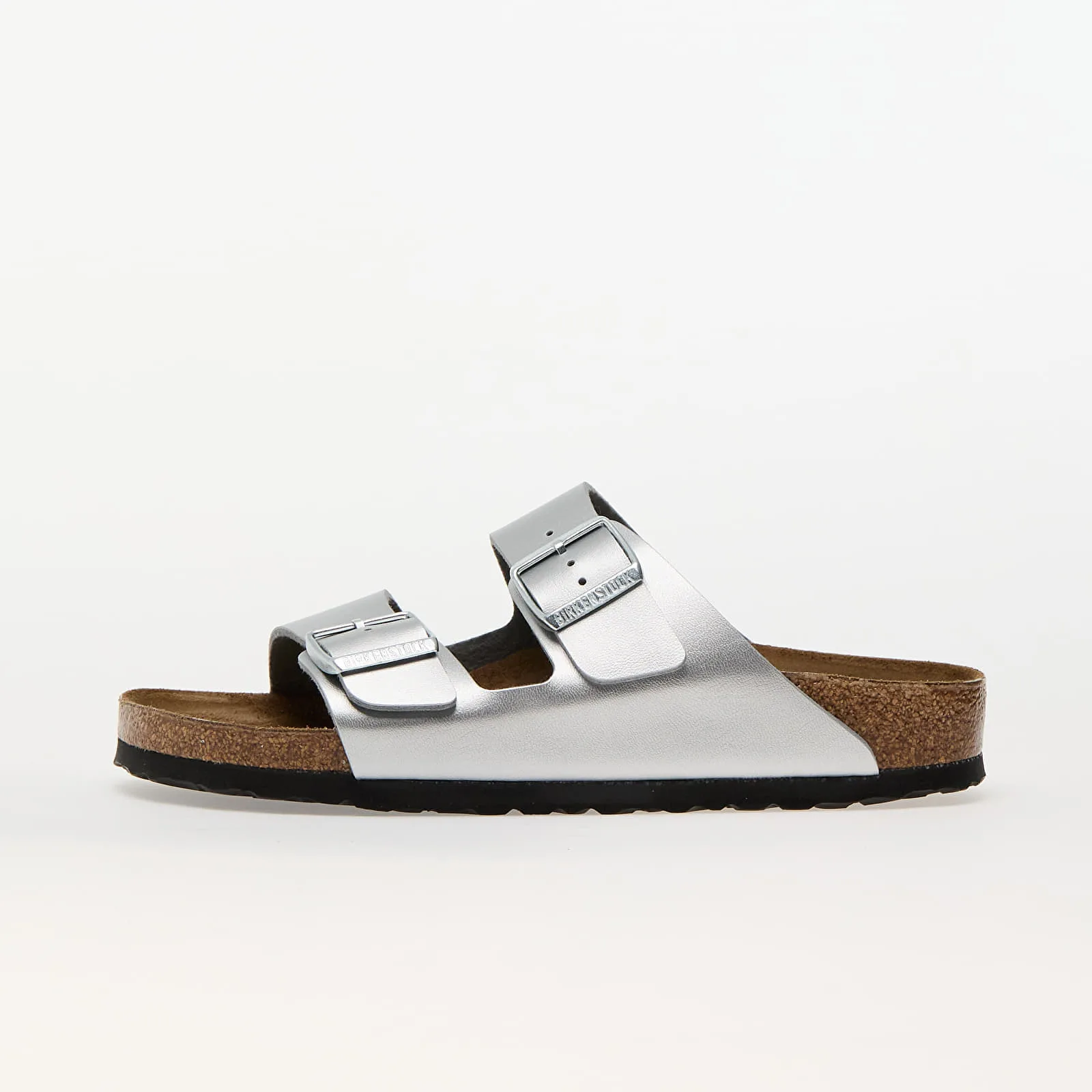 Дамски чехли Birkenstock Arizona Birko-Flor 1012283 сребристи – Silver