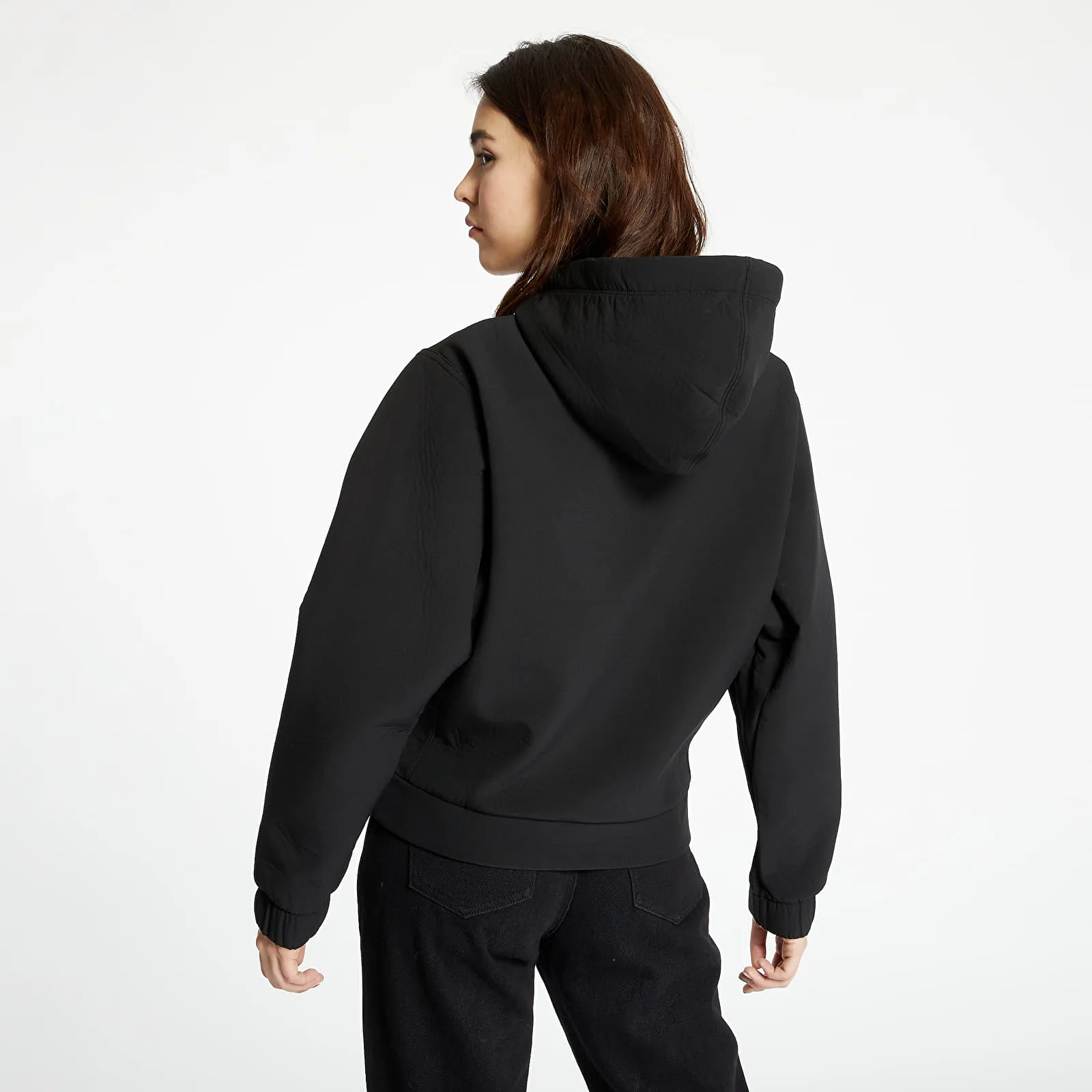 Дамски суитшърт с качулка Reebok TS Edgeworks черен – Black – Дамски худита