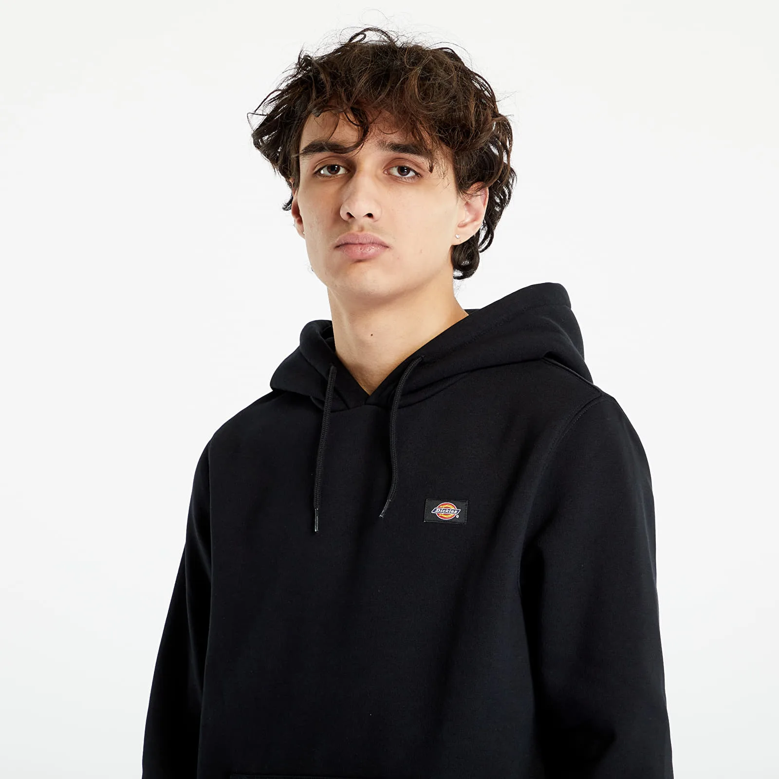 Мъжки суитшърт с качулка Dickies Oakport черен – Black – Мъжки худита