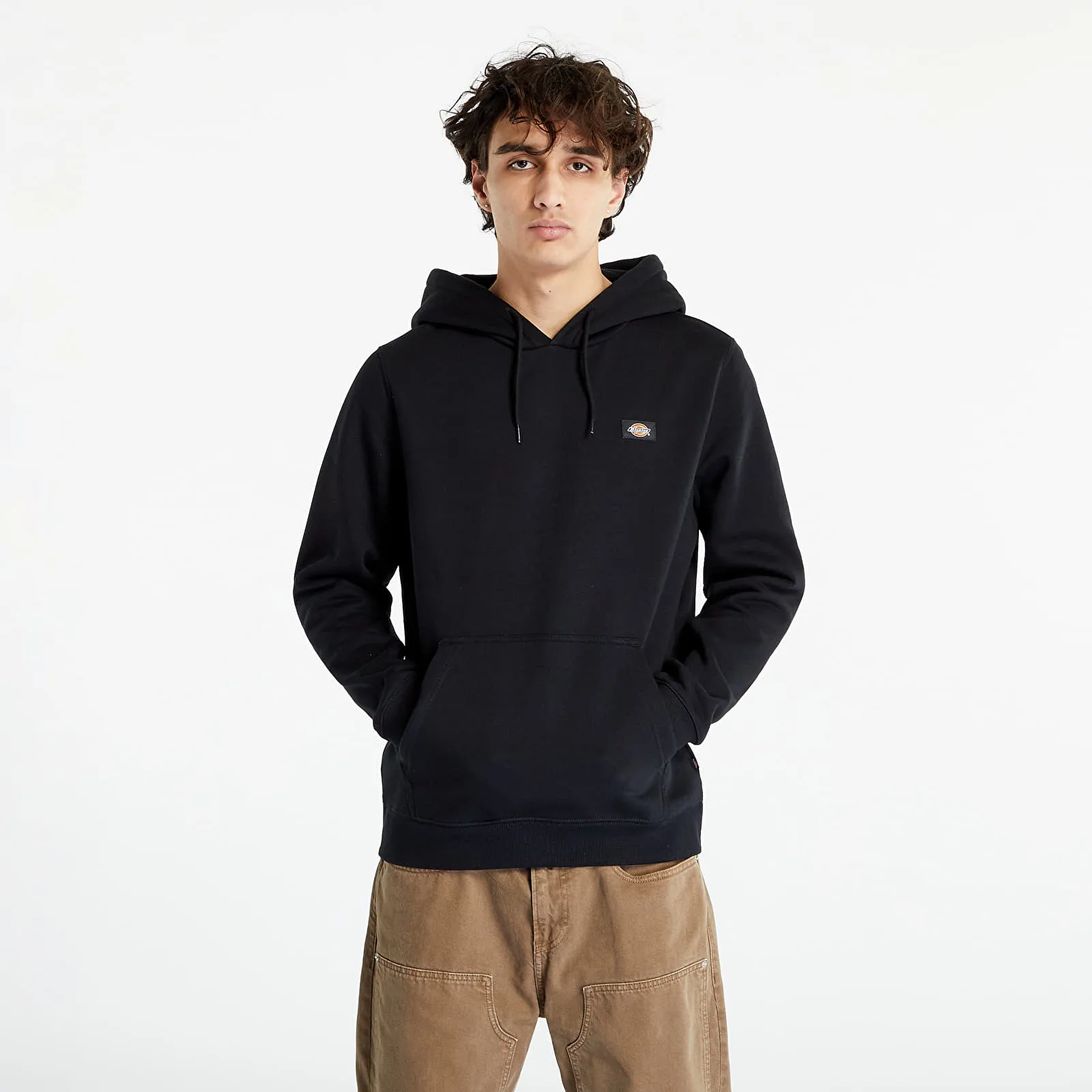 Мъжки суитшърт с качулка Dickies Oakport черен – Black – Мъжки худита