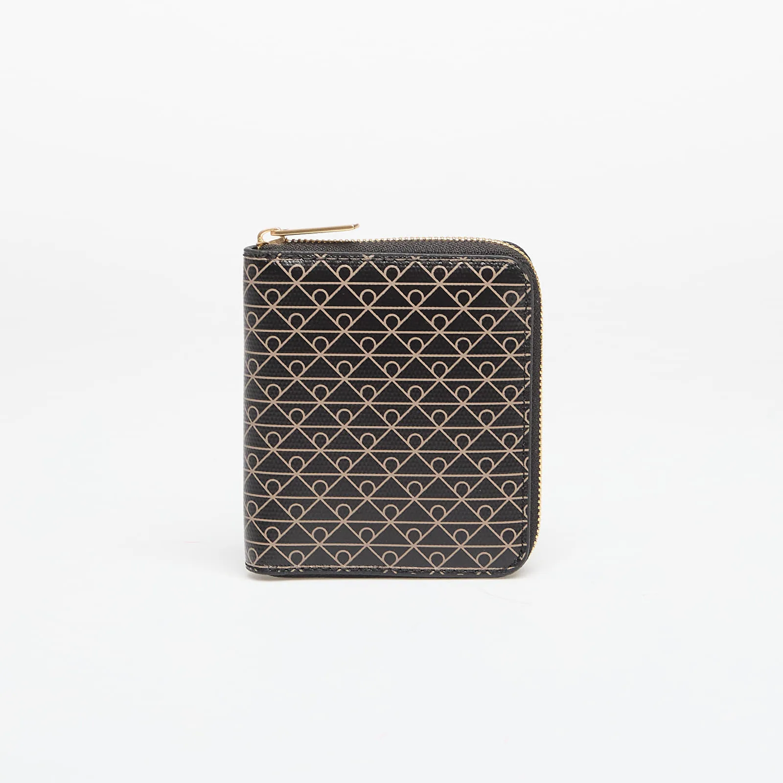 Мъжко портмоне Calvin Klein Emblem Aop Square Zip Around черно – Black – Мъжки портмонета