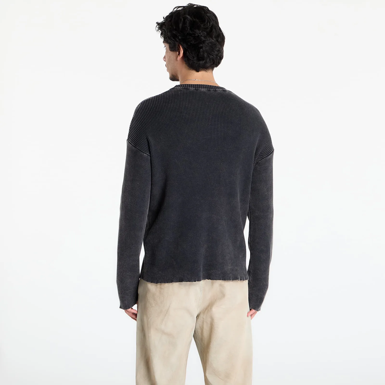 Пуловер DIESEL K-Darren-D Knitwear Black M – Мъжки пуловери и жилетки