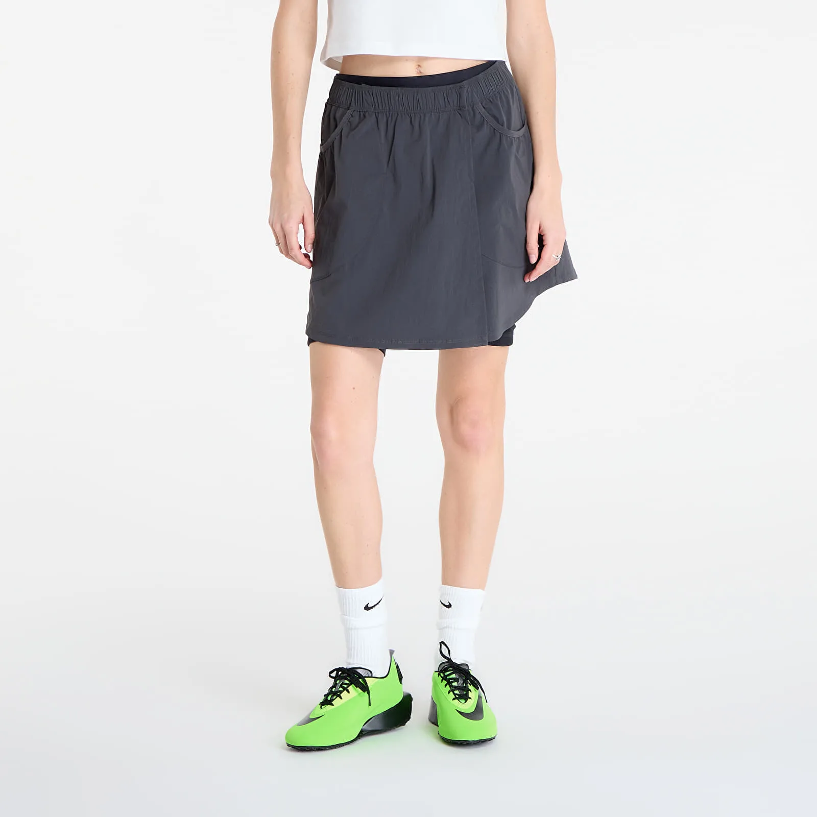 Пола Nike ACG "Five Towers" Women's Skort Anthracite/ Anthracite/ Summit White L – Anthracite|Summit White – Дамски поли