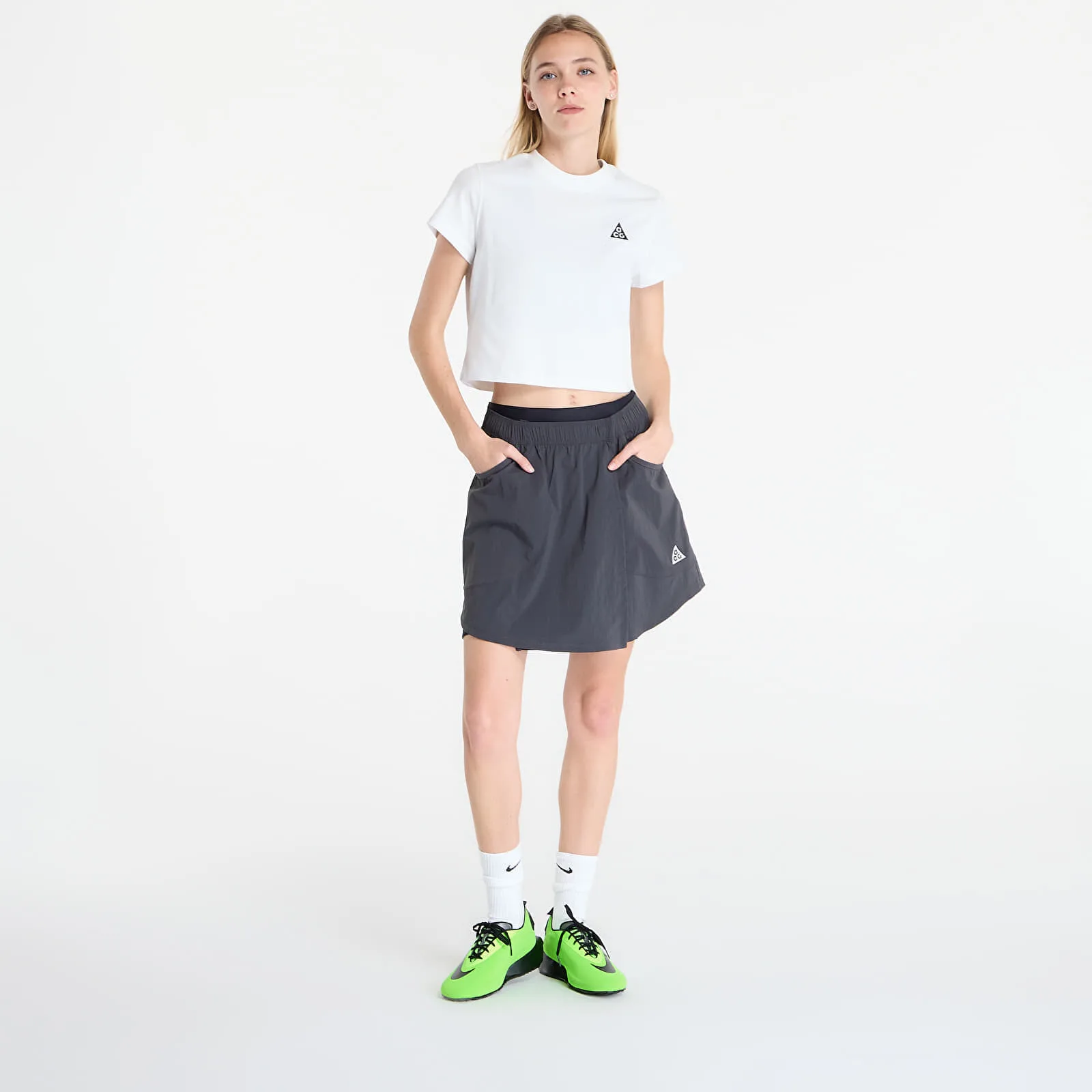 Пола Nike ACG "Five Towers" Women's Skort Anthracite/ Anthracite/ Summit White L – Anthracite|Summit White – Дамски поли