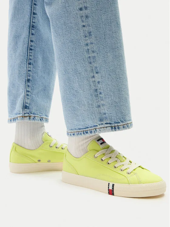 Tommy Jeans Гуменки Archive Y2K EN0EN02956 Зелен – Дамски ниски кецове