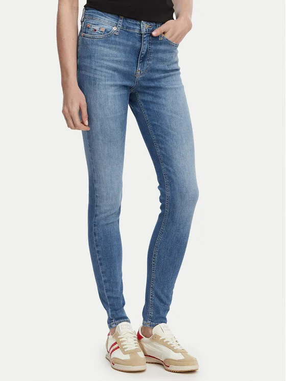 Tommy Jeans Дънки Nora Mr DW0DW23084 Син Skinny Fit – Дамски skinny дънки