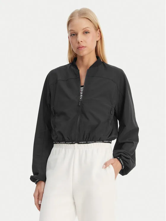 Tommy Jeans Яке бомбър DW0DW22323 Черен Regular Fit – Дамски бомбър якета