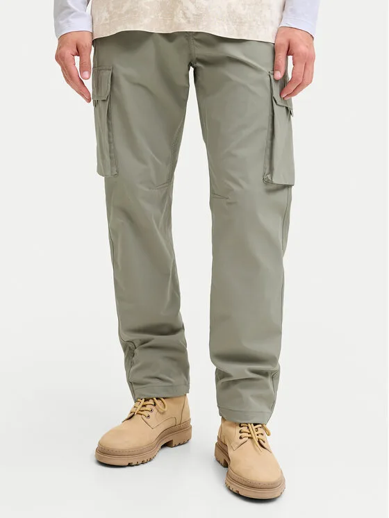 Jack & Jones Долнище анцуг Kane Ivan 12288610 Зелен Regular Fit – Мъжки спортни панталони
